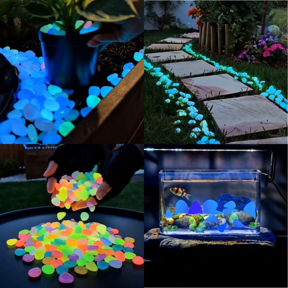Outdoor Lighting Pathway - Colorful Glow In The Dark Luminous