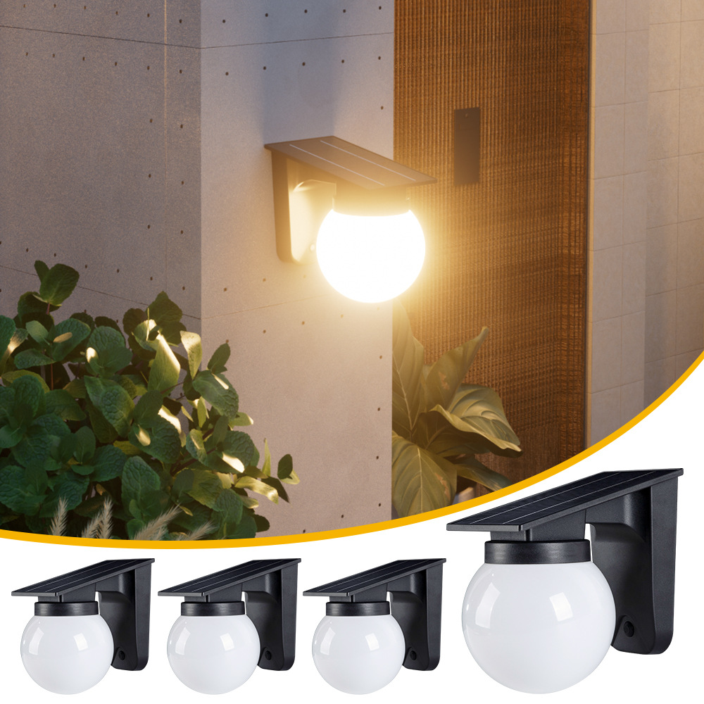 Outdoor Lighting With Outlet - Solar Sphere Wall Lights Outdoor IP65