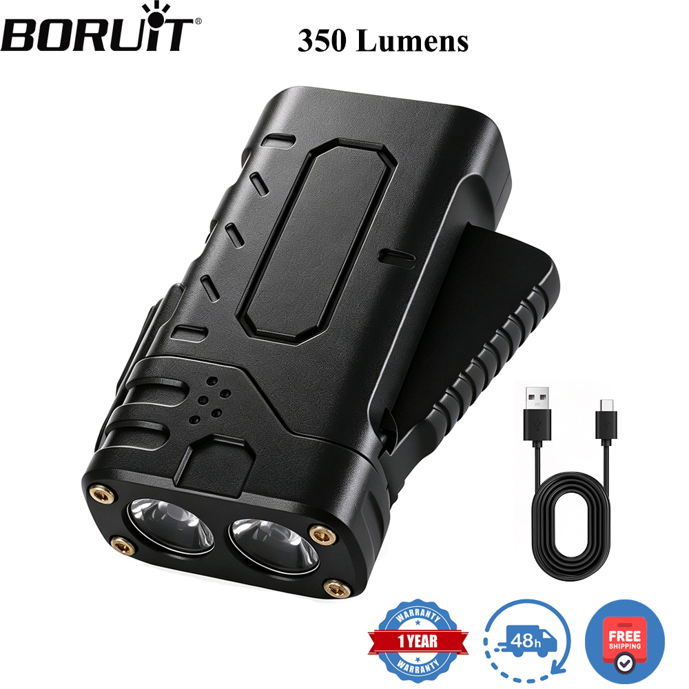 Outdoor Lighting Panel - BORUIiT Hand Crank EDC LED Flashlight