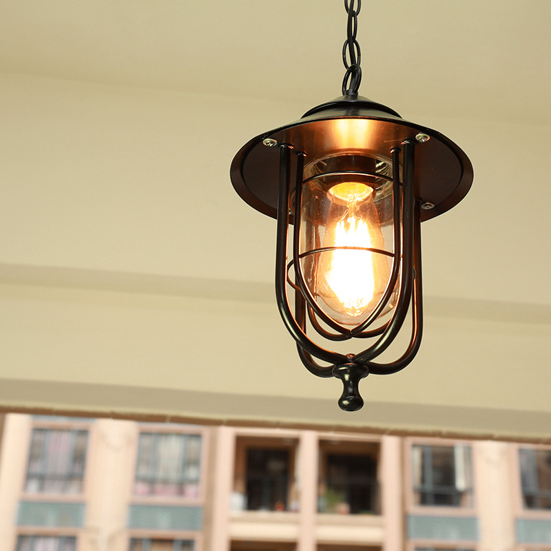 Outdoor Lighting Restaurant - Ngoài Trời Đèn Chùm Vintage Loft