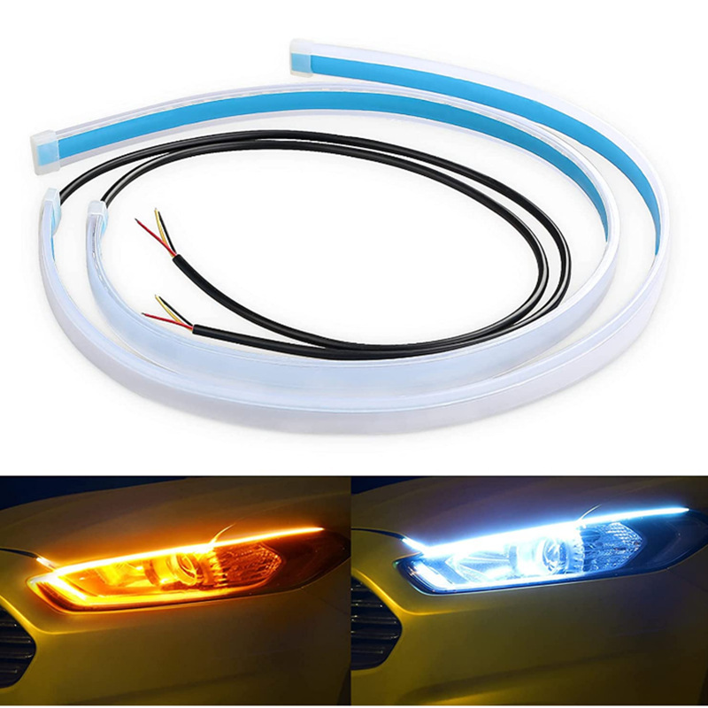 Waterproof Led Strip - 2 PCS DRL Car Flexible LED