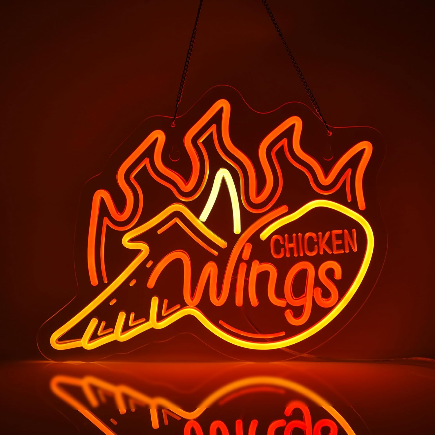Fiery Orange Chicken Wings LED - đánh giá và giá Outdoor Lighting Restaurant