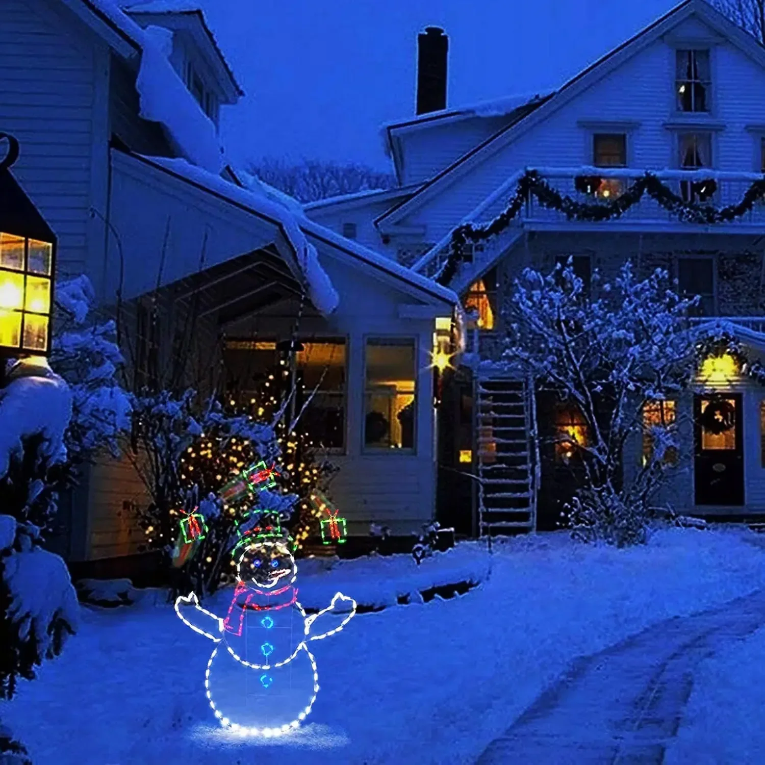 Animated Snowball Light LED Gl - đánh giá và giá Outdoor Lighting For Christmas