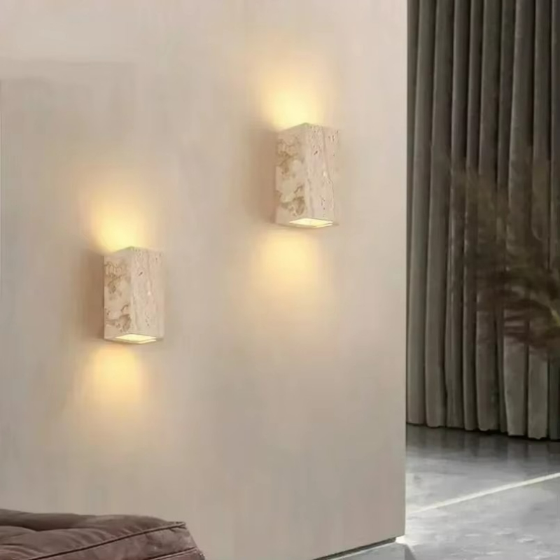 Yellow Travertine Stone Wall M - đánh giá và giá Outdoor Lighting Restaurant