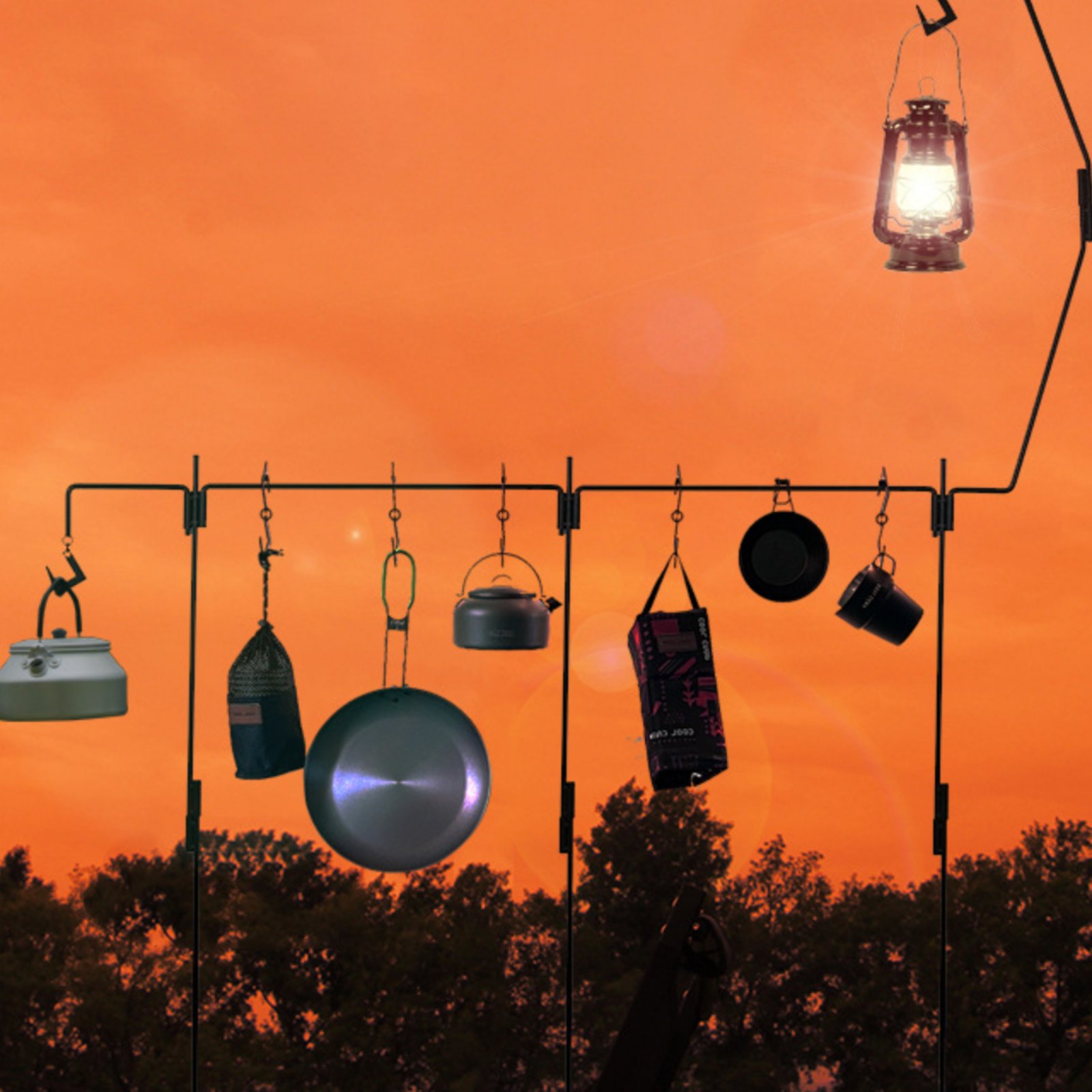 Camping Lantern Stand Detachab - đánh giá và giá Outdoor Lighting Poles