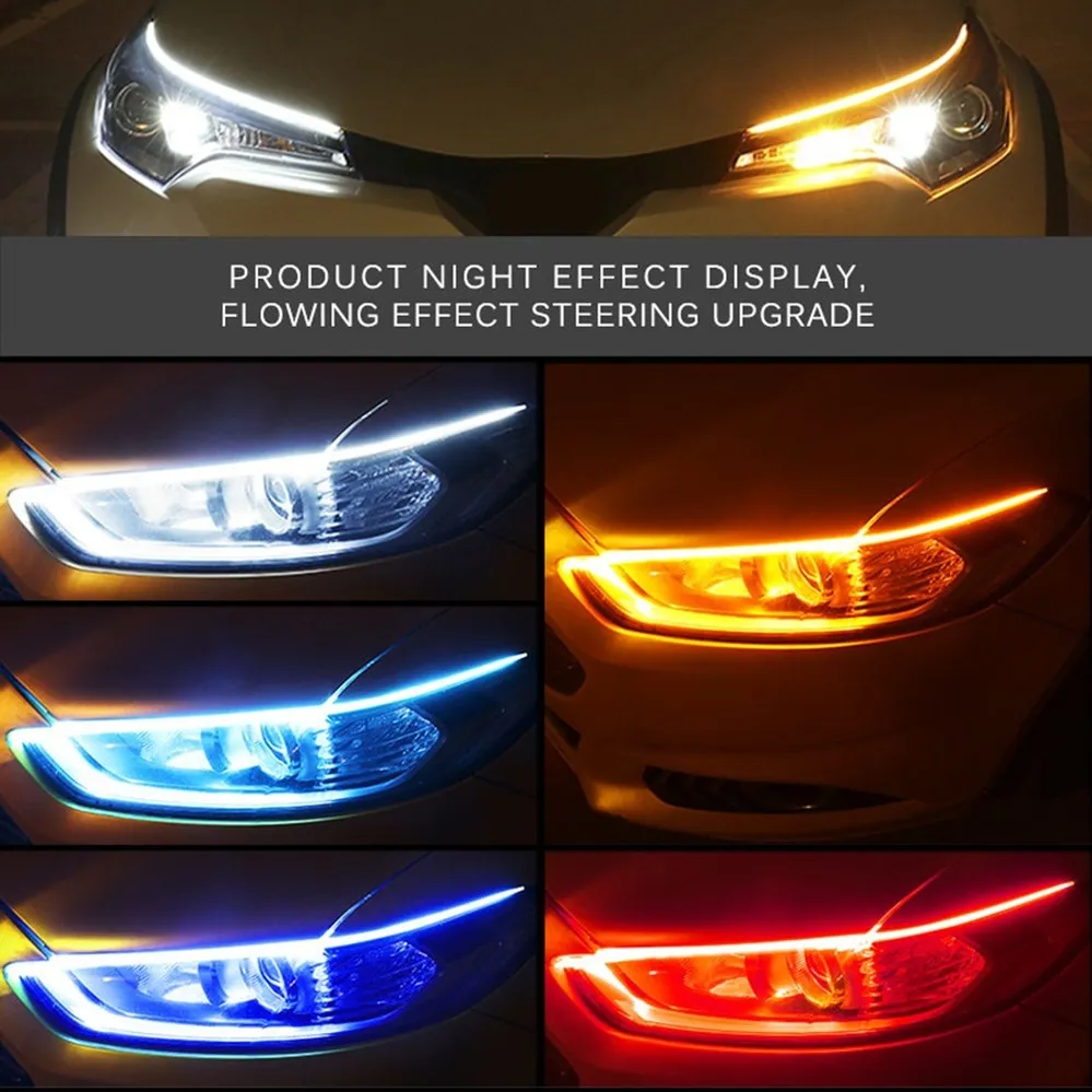 2 Pcs Car DRL Flexible Waterpr - đánh giá và giá Waterproof Led Strip