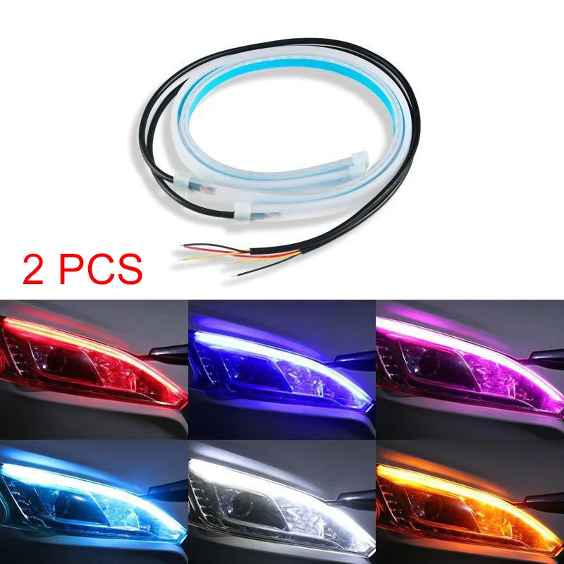 2 Pcs Car DRL Flexible Waterpr - đánh giá và giá Waterproof Led Strip
