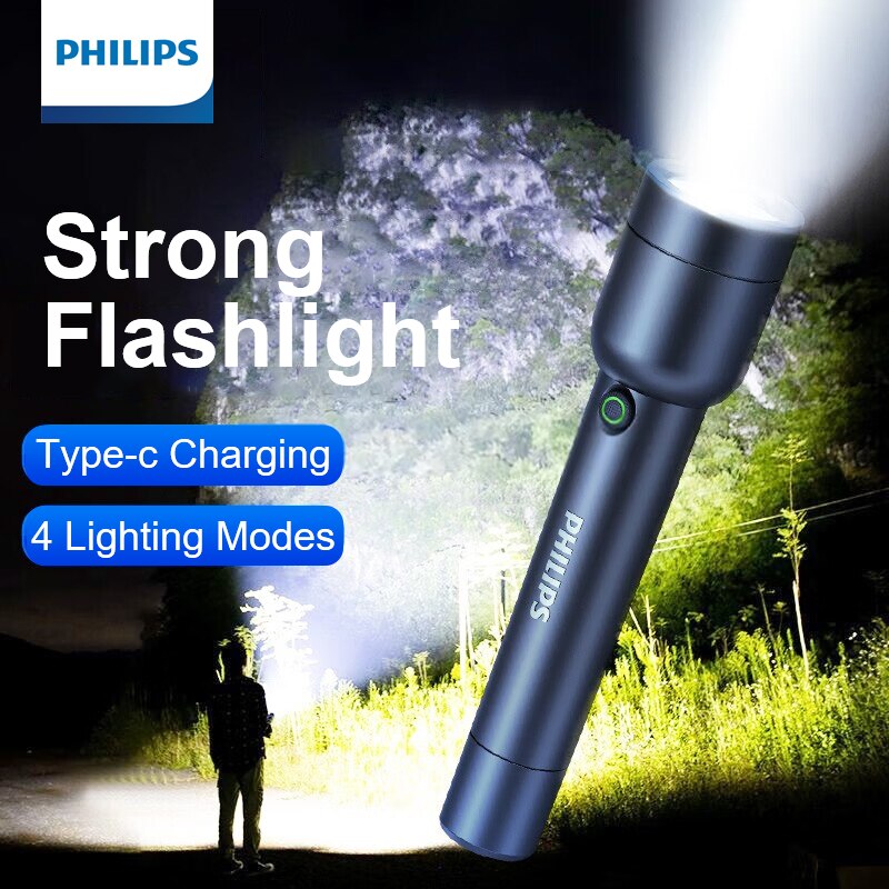 Philips LED đèn pin với USB 18 - đánh giá và giá Outdoor Lighting Philips