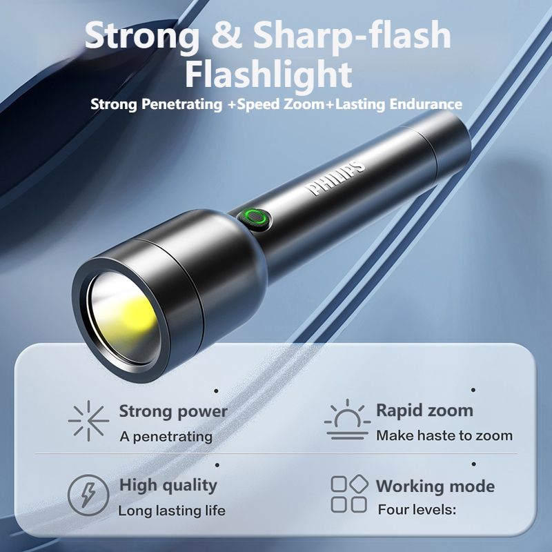 Philips LED đèn pin với USB 18 - đánh giá và giá Outdoor Lighting Philips