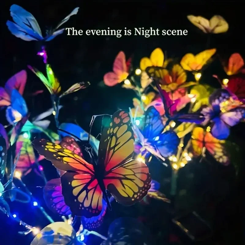Solar LED Butterfly Garden Lig - đánh giá và giá Outdoor Lighting For Christmas