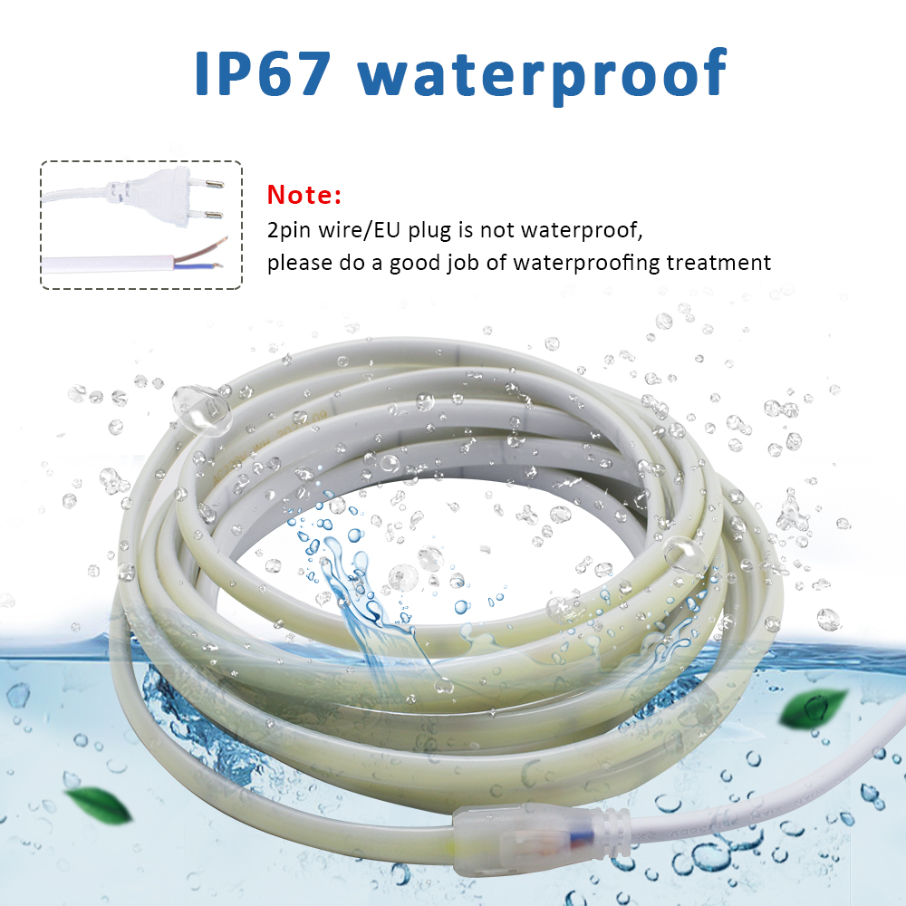 220V IP67 Waterproof COB Led S - đánh giá và giá Outdoor Lighting Extension Cord