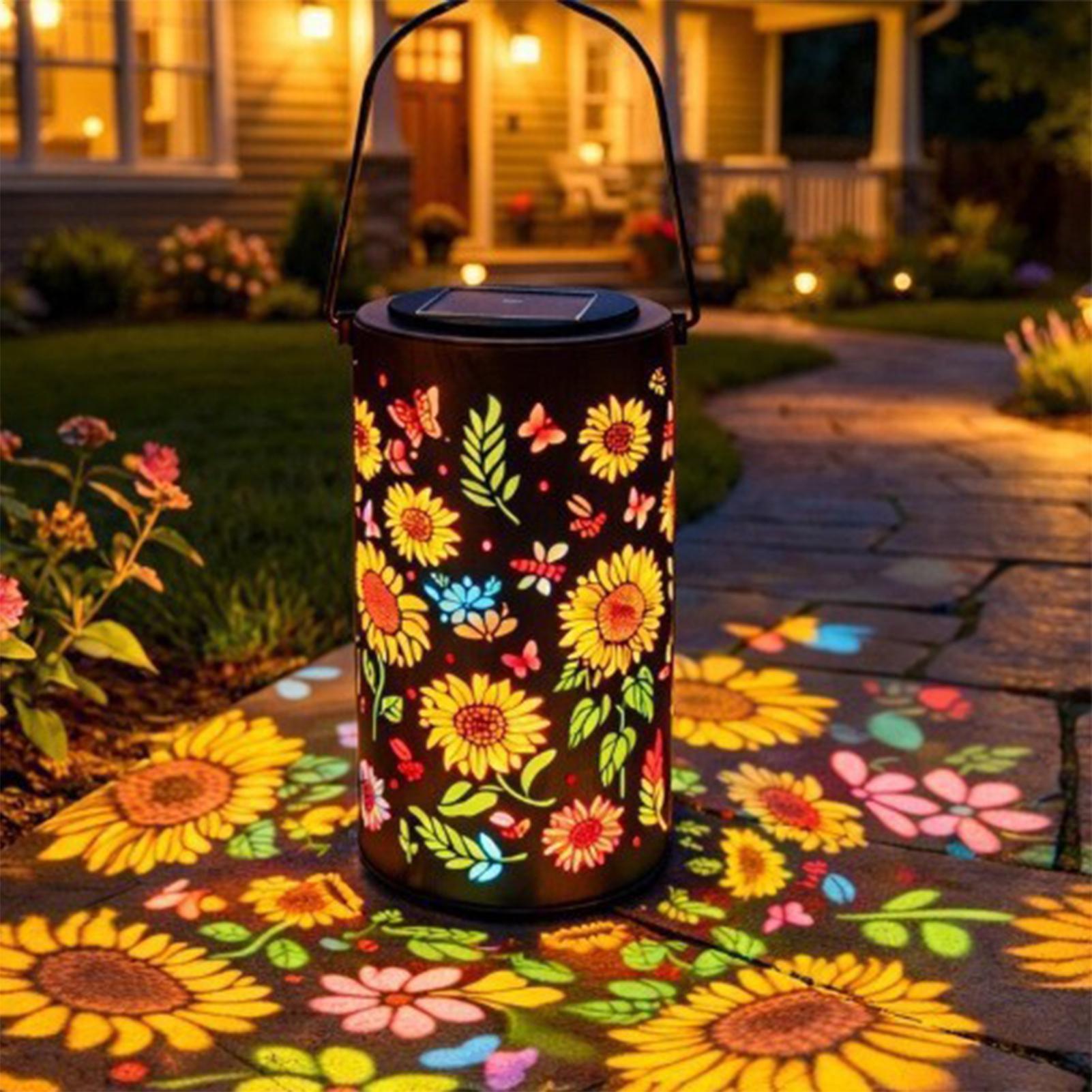 Sunflower Solar Lantern Weathe - đánh giá và giá Outdoor Lighting Pathway