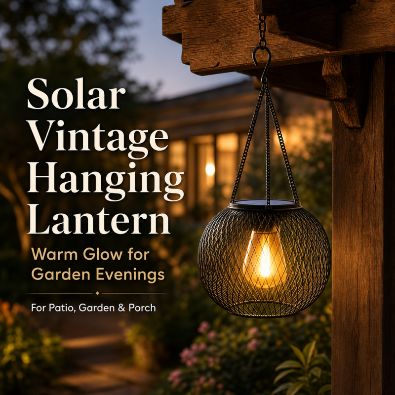 Solar Powered LED Hanging Floo - đánh giá và giá Outdoor Lighting And Landscape