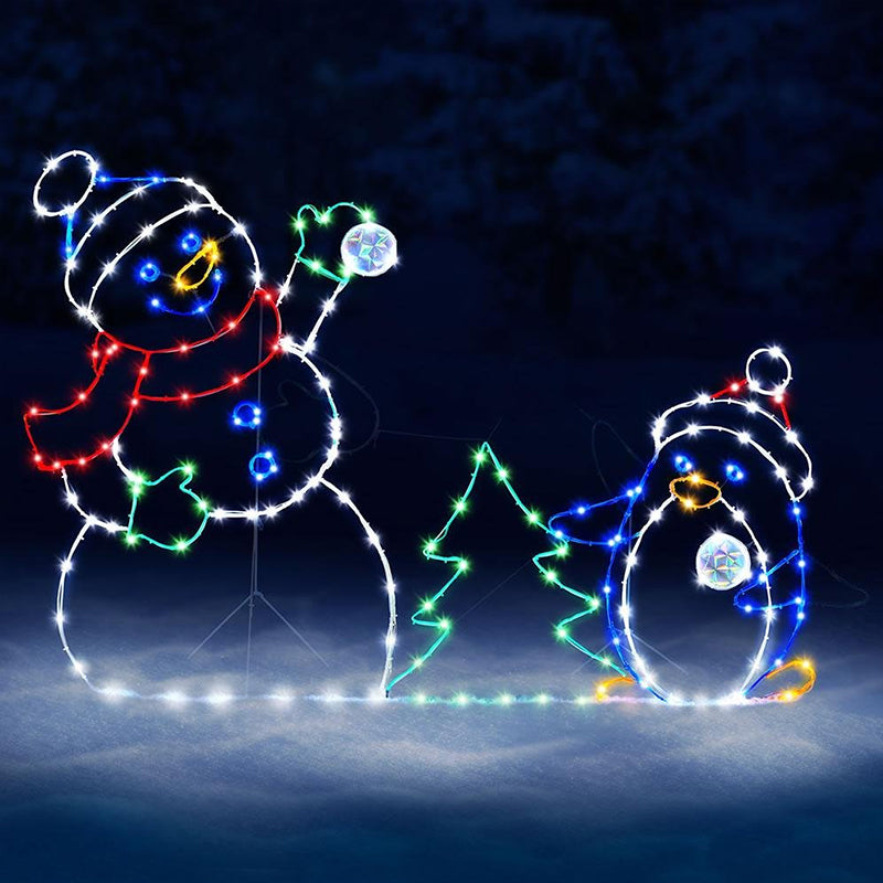 Animated LED Snowman Ornament  - đánh giá và giá Outdoor Lighting For Christmas