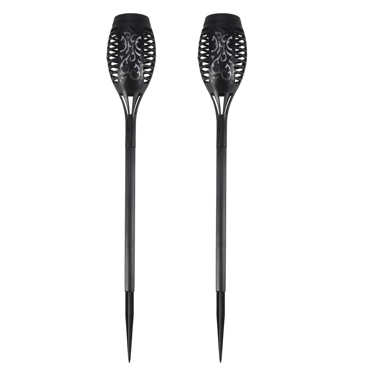 Y17A 2 Pcs LED Solar Flame Lig - đánh giá và giá Outdoor Lighting And Landscape