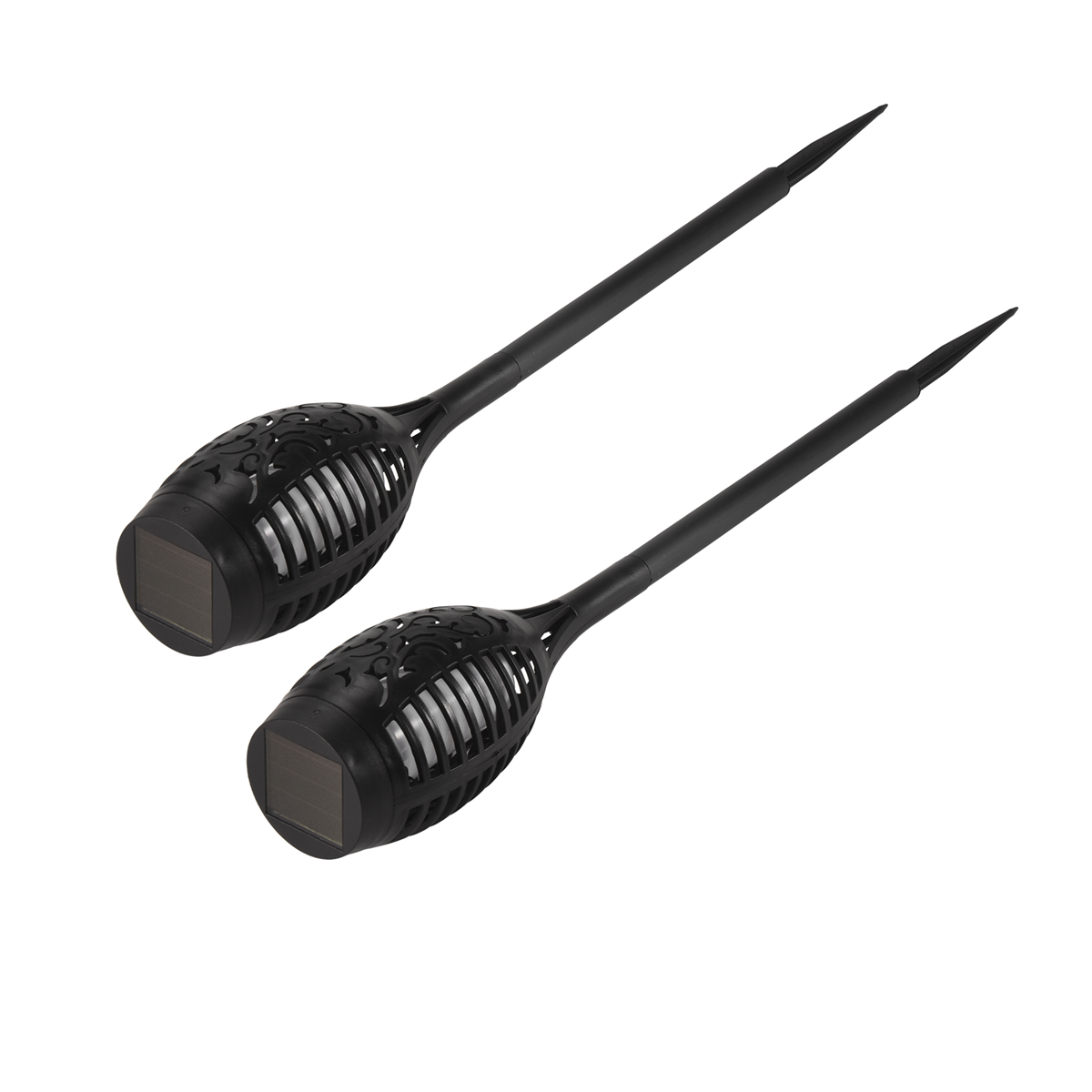 Y17A 2 Pcs LED Solar Flame Lig - đánh giá và giá Outdoor Lighting And Landscape