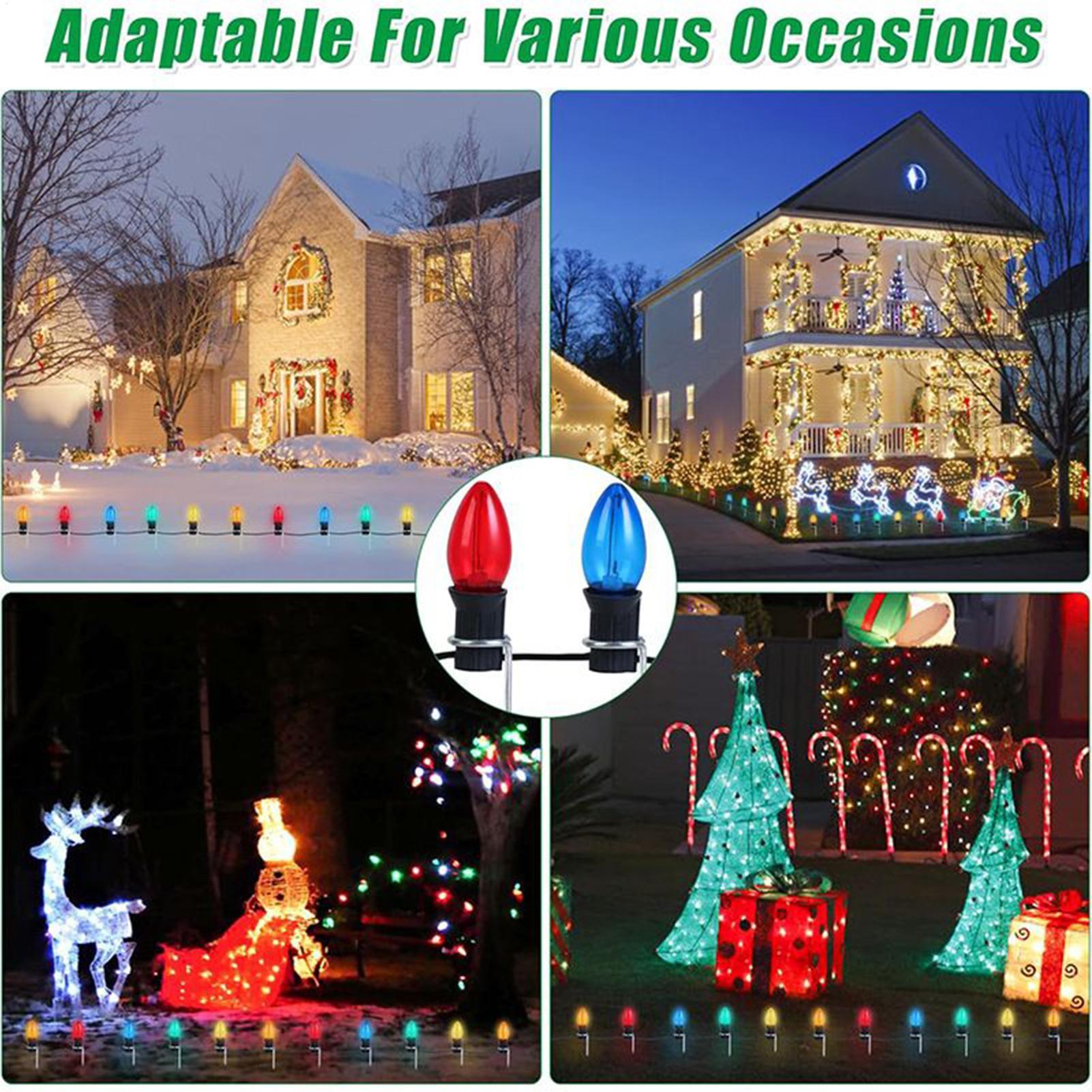 Christmas Light Stakes For Yar - đánh giá và giá Outdoor Lighting For Christmas