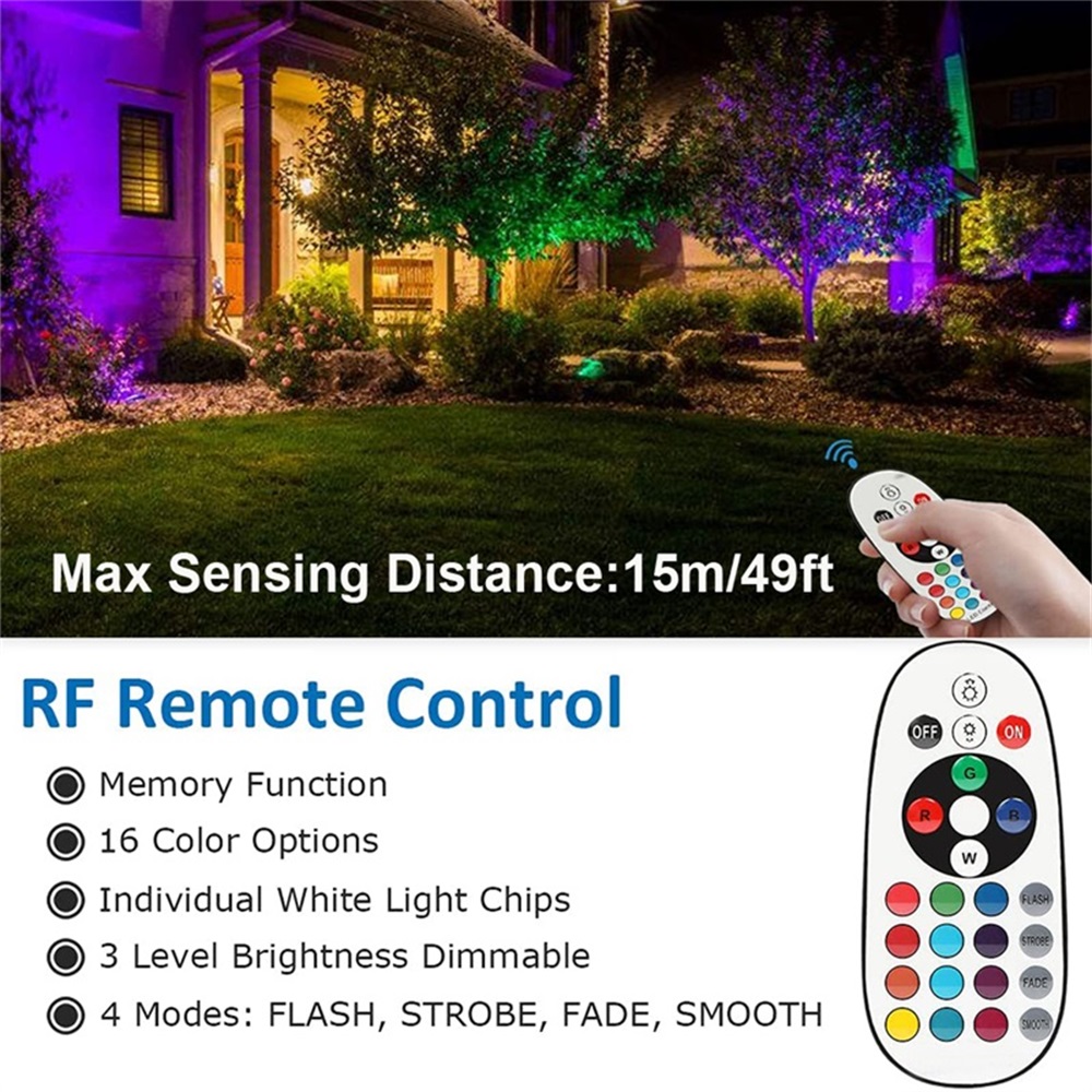 RGBW Landscape Lighting 10W wi - đánh giá và giá Outdoor Lighting And Landscape