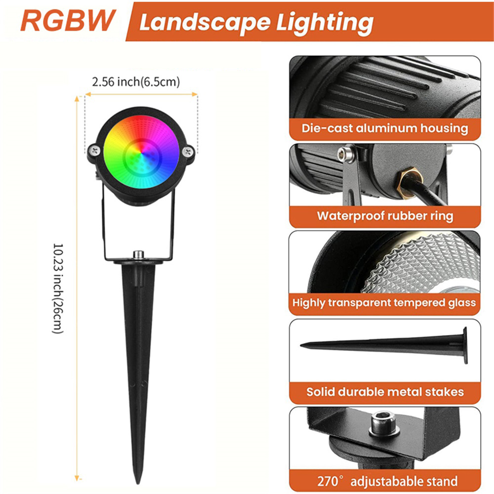 RGBW Landscape Lighting 10W wi - đánh giá và giá Outdoor Lighting And Landscape