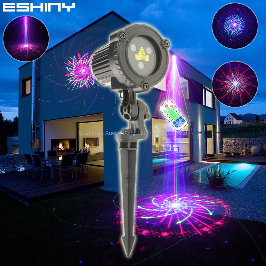 ESHINY RGB Laser Landscape Lig - đánh giá và giá Outdoor Lighting With Outlet