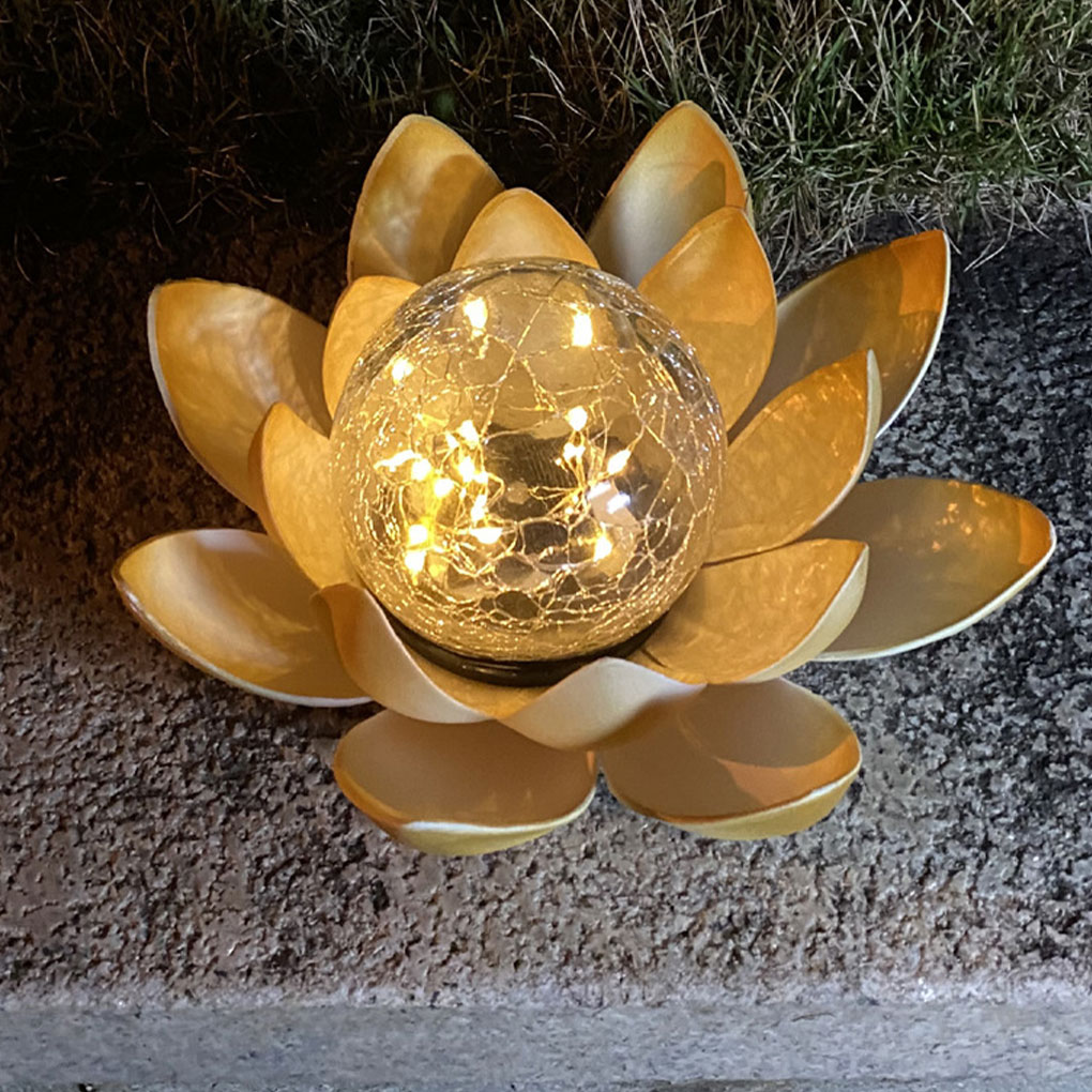 Lotus Shaped Garden Solar Ligh - đánh giá và giá Outdoor Lighting For Christmas
