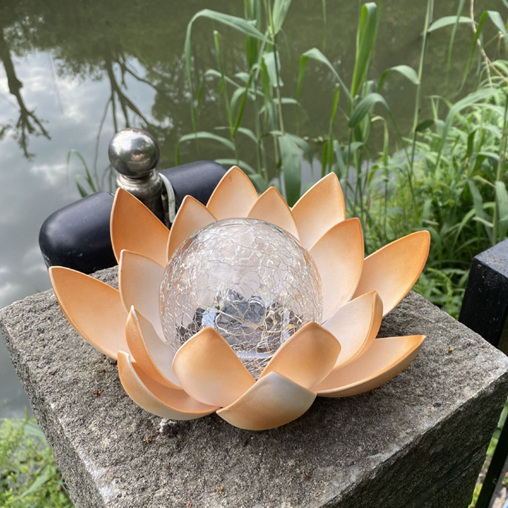 Lotus Shaped Garden Solar Ligh - đánh giá và giá Outdoor Lighting For Christmas