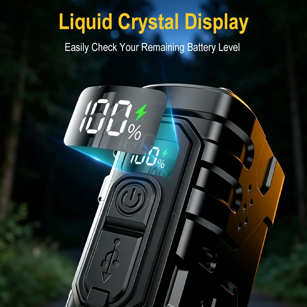 BORUIiT Hand Crank EDC LED Fla - đánh giá và giá Outdoor Lighting Panel