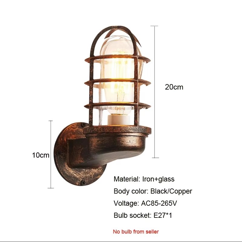 Vintage Loft Cage Industry Win - đánh giá và giá Outdoor Lighting Restaurant