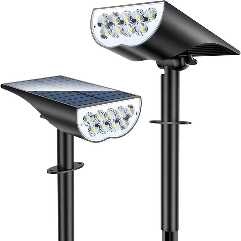 9 LED Solar Garden Spotlights  - đánh giá và giá Outdoor Lighting And Landscape