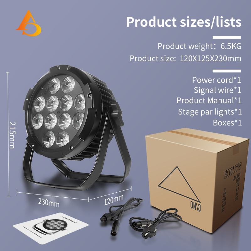 IP65 Waterproof 12X18W 6in1 Ba - đánh giá và giá Outdoor Lighting Ideas For Party