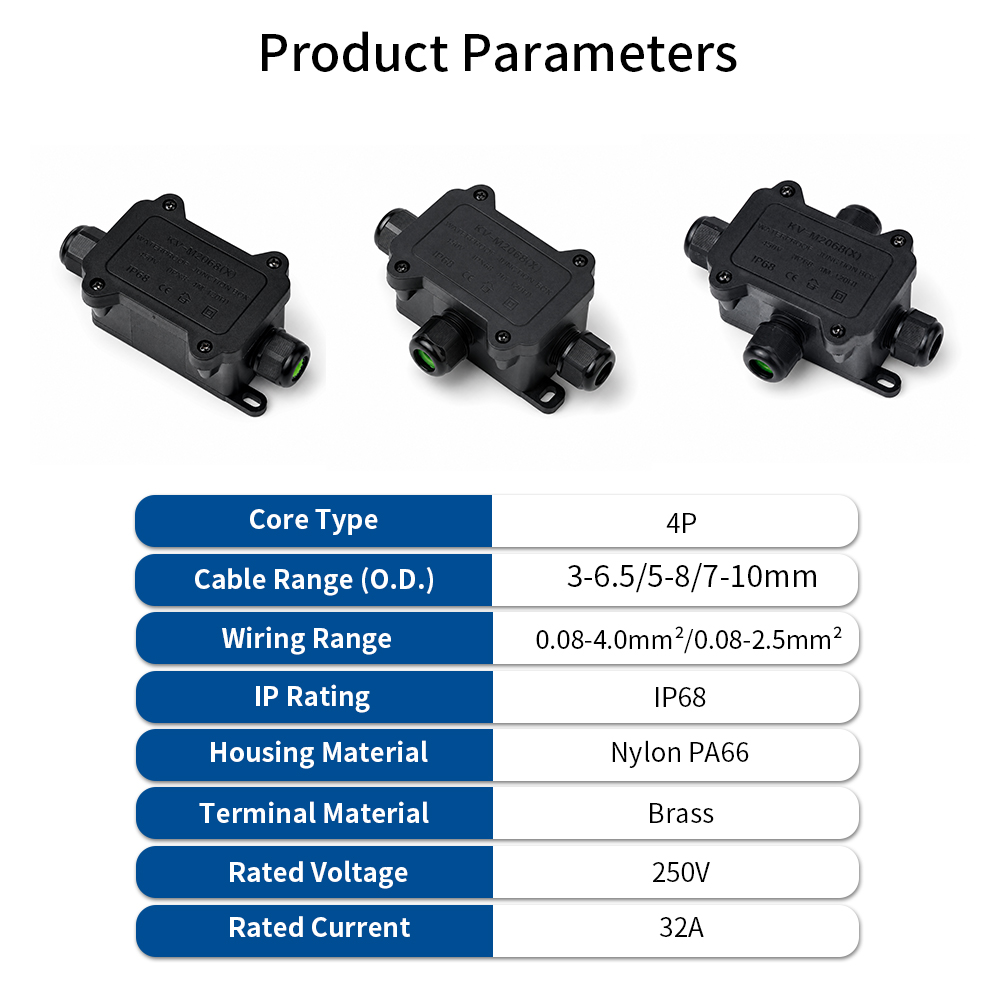 IP68 Waterproof Junction Box 2 - đánh giá và giá Outdoor Lighting Poles
