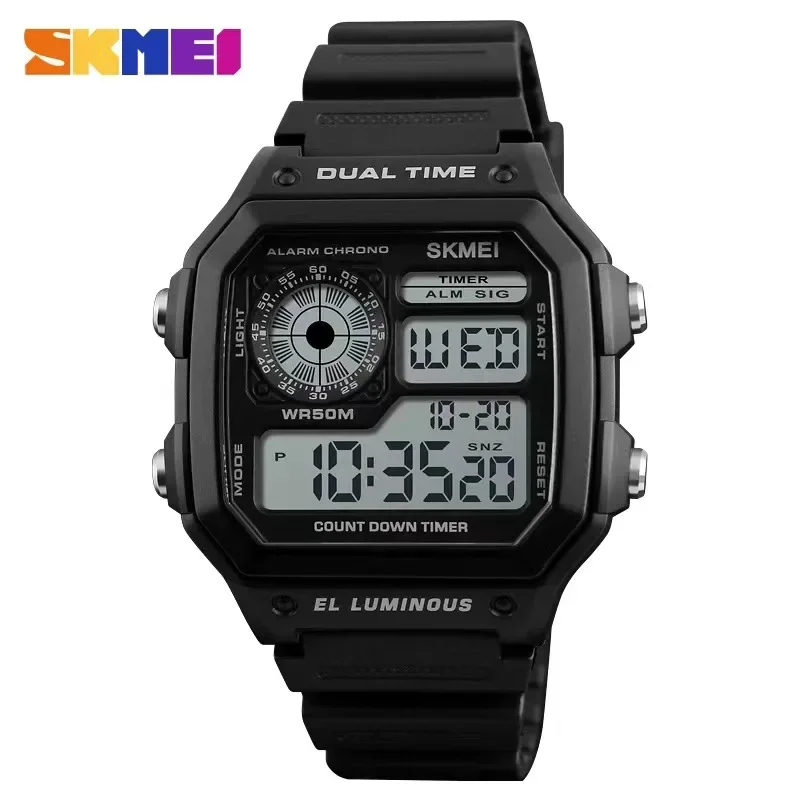 SKMEI 1299 Fashion Men PU Stra - đánh giá và giá Outdoor Lighting Zones