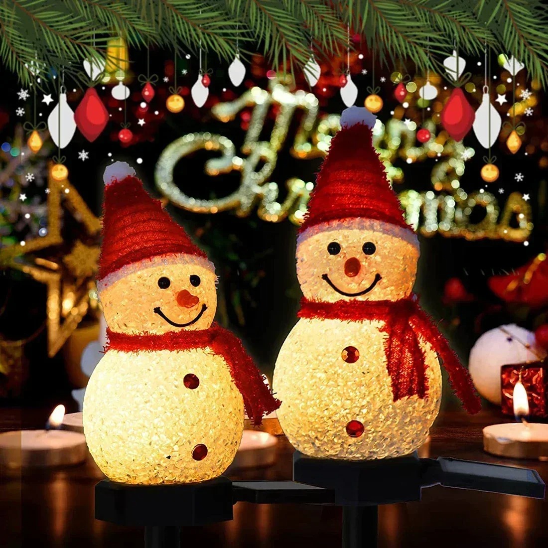 Christmas Snowman Solar Garden - đánh giá và giá Outdoor Lighting For Christmas