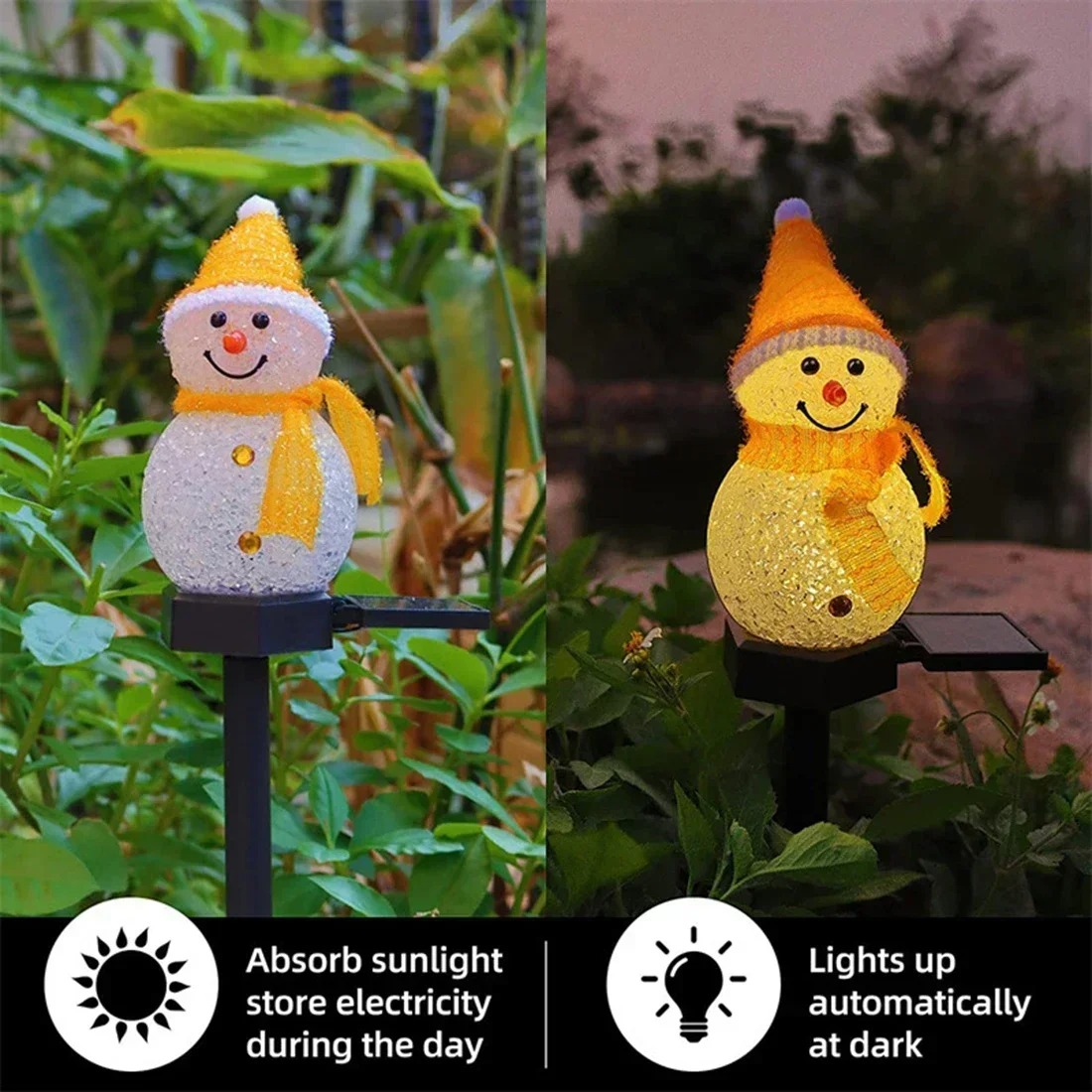 Christmas Snowman Solar Garden - đánh giá và giá Outdoor Lighting For Christmas