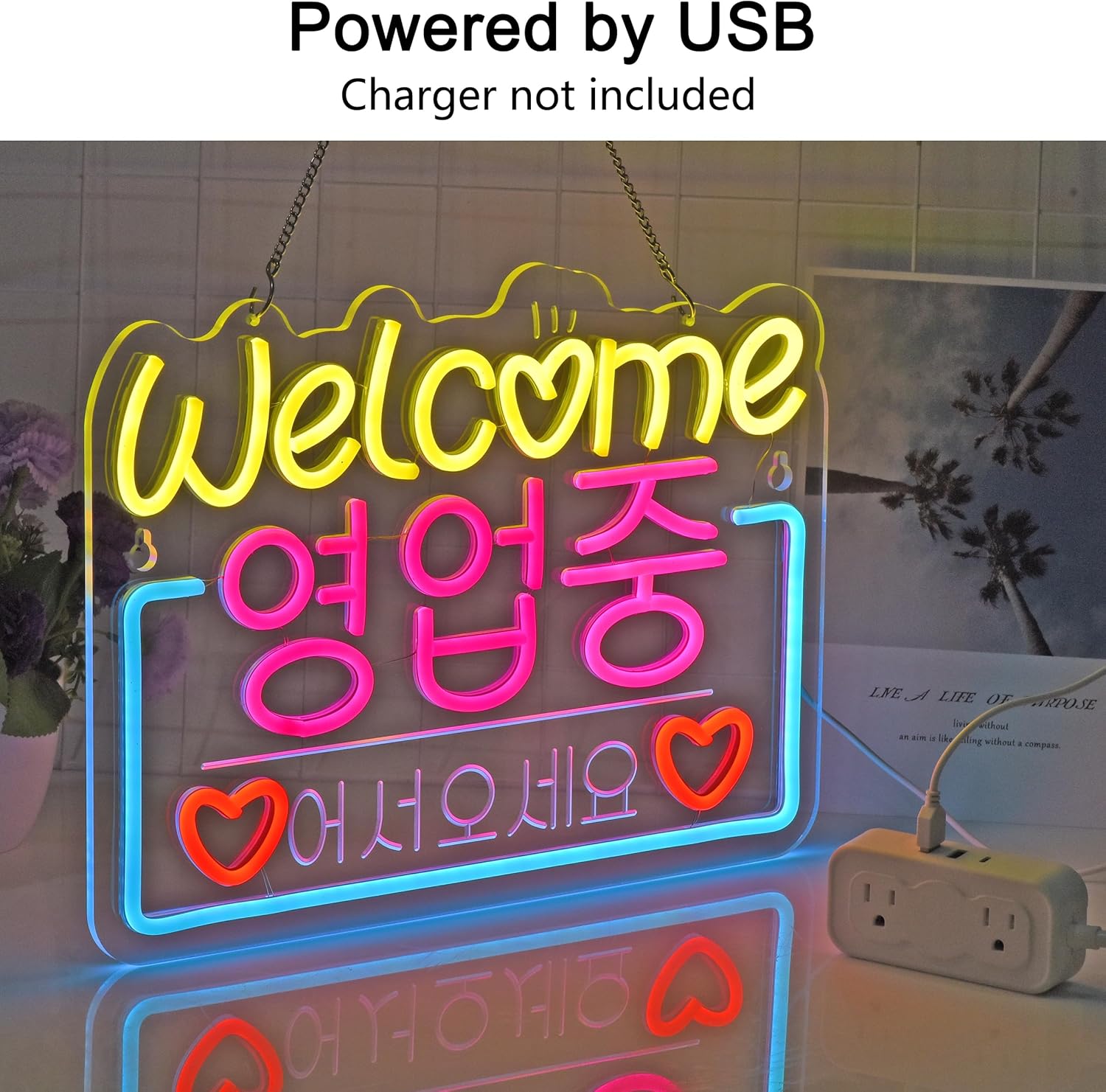Korean Welcome on Sale Neon Si - đánh giá và giá Outdoor Lighting Restaurant