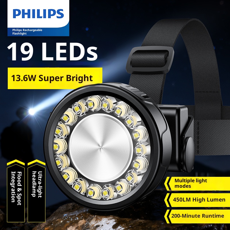 Philips 19 Lamp Beads LED Head - đánh giá và giá Outdoor Lighting Philips